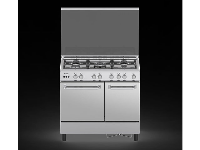 CUISINIERE 5 FEUX FINIX 90X60 G95NE-M (62V11T2G1X) AVEC NICHE INOX