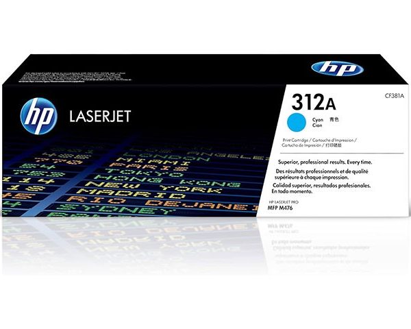 TONER HP LASERJET 312A CF 381A CYAN PR HP LJ PRO M476dn